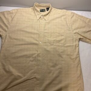 Lot Of 2 Ivy Crew Checkered Mens L Button Up Short Sleeve Casual D80